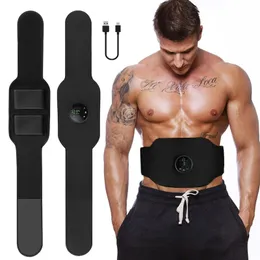 Core Abdominal Trainers EMS Muscle Stimulator Toner Abdominal Toning Belt Ab Machine Belly Weight Lose Workout Home Office Fitness Workout Equipment 231211