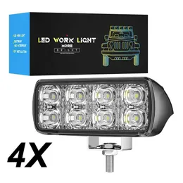 Wrok Light 3030 8LLD Constant Strobe Sftlight LED Bar offroad Slim Barra Truck ATV Car Driving Fog