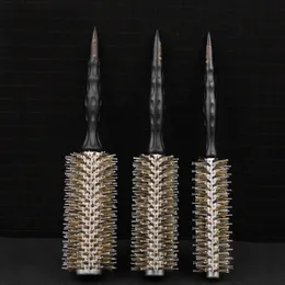 شعر فرش الشعر Irui 1pc Beristle Bristle Bristle Round Groove Design Hawn Hair Rolling Brush لتجفيف الشعر 231211