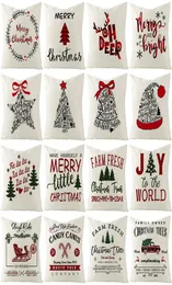 2021 Merry Christmas Pillow Case Linen Home Home Decoration Printed Coushion Cover Plowcase for With Room Square Cushion Case3120985