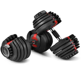 Adjustable Dumbbell 2524kg Fitness Workouts Dumbbells Weights Build Your Muscles Outdoor Sports Fitness Equipment Sea transport 9655503