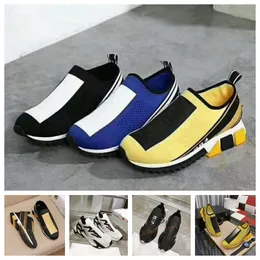 Sapatos de grife tênis pretos sapatos masculinos sapatos femininos sapatos de moda treinadores graffiti cristais fusíveis sapato de malha amarela meias de malha elástica sapatos novos sapatos casuais