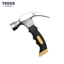 Cords Slings and Webbing TARKA Portable Mini Claw Hammer Tent Pegs Stakes Puller Mallet Lightweight Pocket Camping Outdoor Gadget Accessories 231211