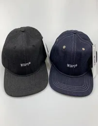 Wtaps haft flat bim baseball czapka mężczyzn kobiet dżins hap hop hop snapback caps czapki golfowe na zewnątrz regulowane harajuku t203744176