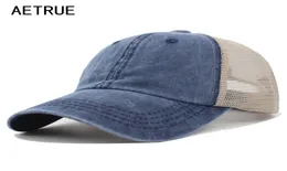 Бейсбольные кепки AETRUE, летняя бейсболка для женщин и мужчин, Gorras Snapback Hat, хип-хоп, сетчатая регулируемая кепка с костями, шляпы для мужчин Dad7367177