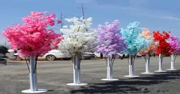 10 Pz Colorato Artificiale Fiore di Ciliegio Albero Colonna Romana Strada Conduce Centro Commerciale Matrimonio Puntelli Aperti Arte del Ferro Fiore Porte3256795