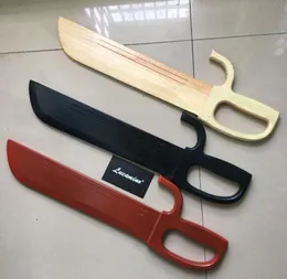 Lucamino Wood Wing Chun Butterfly Double Swords Martial Arts Training Knife Bart Cham Dao Red Black Etc Colors 1 Par HOLES7326632