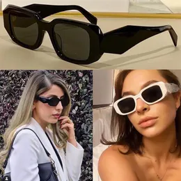 Kvinnors solglasögon PR 17WS Designer Party Glasses Ladies Stage Style Top High Quality Fashion Concave-Convex Thriedimensional Line237o