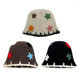 Basker virkning beanie stjärna tema hatt bekväm för våren och hösten
