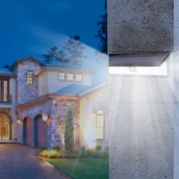 Luces de inundación solares para exteriores, pared 118 LED con sensor de movimiento, gran angular, impermeables, luces de seguridad para exteriores, garaje, patio, jardín, Driv200l