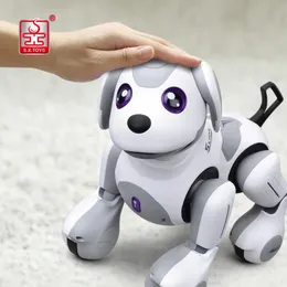 Electric RC Animals Intelligent Electric Dog Pet Robot Programmerbara barn Learning Toy Gift 231211