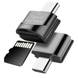 أحدث نوع Mini Micro Type C إلى Micro SD TF Card Adapters Adapters Adapters Reader Smart Memory Cards Reader للهواتف المحمولة ZZ