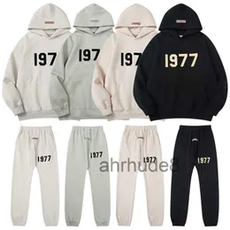 8 Renk Hoodies En Kalite Sis Essentials 1977 Hoodie Mens Sweatshirts Kadın Külot Hip Hop Terzini Büyük Boy