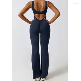 Active Sets Women Sports Jumpsuit Fitness Rompers Stretch Gym Set Women's Training Yoga Suit Sportswear Female Push Up Workout Bodysuits