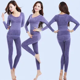 Women's Thermal Underwear Queenral Thermal Underwear Women Long Johns For Women Winter Thermal Underwear Suit Seamless Breathable Warm Thermal Clothing 231211