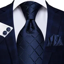 Cravatte HiTie Blu Business Solid 100% Seta Cravatta da uomo Cravatta 85 cm Cravatte per uomo Formale Matrimonio di lusso Alta qualità Gravata 231208