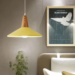 Kolye lambaları Nordic Macaron Avizesi Modern Yaratıcı Alüminyum Lamba Yatak Odası Başucu Oturma Odası Restoran aydınlatmaları EL BAR DİKKAT