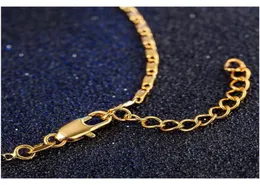 Urok bransolety kobiety złota srebrna łańcuch kluczy Bransoletka kostki do kobiet seksowna boso sandał b wmtcnh Luckyhat3494792