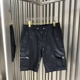 Pantaloncini da uomo Cinessd Summer Personality Triangle Mark Casual Multi-task Workwear 2024 Lace-up sciolto