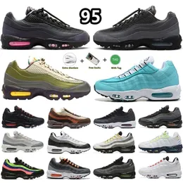 95 95s Running Shoes Aegean Storm Pink Beam Sequoia Sketch Black Summit White Track Red Move to zero Grey Speckle Sole Mens Trainer Sneaker
