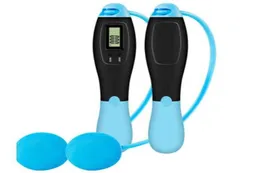 Novo 1pc digital sem fio contador de calorias pular corda esporte pesos exercício fitness corpo construção pular cordas com digital counter1608534