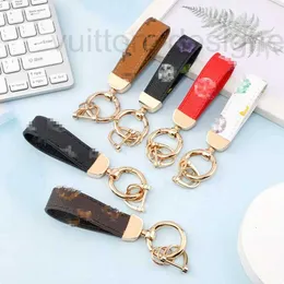 Keychains Lanyards Designer Brand Creativity Presbyopia Print Car Keychain Bag Pendant Charm smycken Keyring Holder For Men Gift Key Chain Accessories 4amc