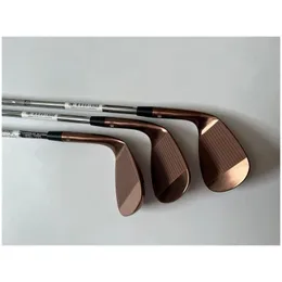 نادي GRIPS العلامة التجارية SM9 Wedges Golf Golf Copper Clubs 48/50/52/54/56/58/60/62 DEGRES DG S200 STEEL SHAFT مع Head Er Drop Deliver