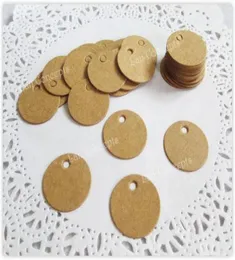 Kraft Blank Round Mini Hang Tag for DIY Gift Decoration Package Kids Learning Alphabet 2000pcslot LA02111162122