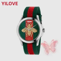 Moda słynna marka unisex zegarek pszczoła węża tygrysa kwarc importowany zegar nylonowy pasek sportowy klasyczny Waterpro238o