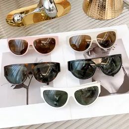 Designer-Brille für Damen, Triomphe-Sonnenbrille, gebogene Brille, 1:1, Modell CL 40272S, goldene Buchstaben, dicker Acetatrahmen, Designer-Sonnenbrille für Herren