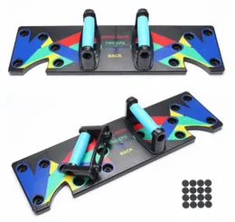 9 em 1 push up rack board homens mulheres abrangente exercício de fitness pushup stands para ginásio treinamento do corpo em casa equipamentos de fitness y209611224