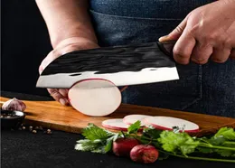 Ковка молоток зерно маленькая кухня леди нержавеющая сталь японский нож шеф-повара цельный29646217439