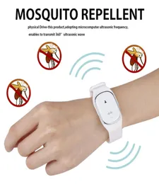 Neues intelligentes Ultraschall -Artefakt -Mücken -Repellent -Armband Ultraschall Schädling Repeller Ablehnung Anti -Mücken innen im Freien26005666