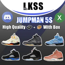 Lkss Jumpman 5 5S SHOES Original UNC AQUA Basketball Trainers Plaid Black Masslin Sail Georgetown DJ Khaled X We The Bests Top 3 Easter Retros Sneakers Sneakers