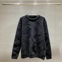 High quality Designer Men's luxury Sweater Autumn Winter Jacquard knitted black Sweater Slim Fit Hoodie Pullover Knit Personalized Sweater F1223