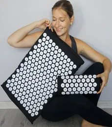Acupressure Mat and Pillow Set Shakti Massager Acupressure Mat With Pillow For Back Neck Pain Relief and Muscle Relaxation3028990