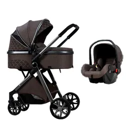 Passeggini# nato baby passeggino 3 in 1 paesaggio ad alto paesa