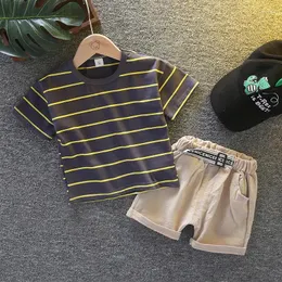 Completi di abbigliamento DIIMUU Completi di vestiti per neonati Completi estivi Ragazzi nati 2 pezzi Top Pantaloni Completi per ragazzo 1-4 anni Bambini