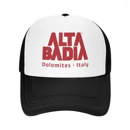 볼 캡 Alta Badia Dolomites 이탈리아 야구 모자 큰 크기 모자 스트리트웨어 럭셔리 여성 남성용 남성용