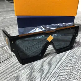 Schwarze Sonnenbrille Z1547E Designer Cyclone Brille Herren Acetat Dicker Rahmen Damen Cyclone Sonnenbrille 1547 Fahren Urlaub Party 1901