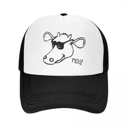 Bonés Moo! Boné de beisebol chapéu de caminhoneiro praia gota ocidental chapéus masculino feminino