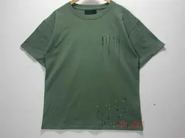 Amirss T-shirt pour homme T-shirt ample T-shirt court pour femme Graffiti Lettre d'été Qualité Designer Col rond Amis Imprimé Hip Hop 4 8TK5