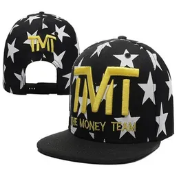 Wysokiej jakości podpis Pieniądze Tmt Gorras Snapback czapki Hip Hop Swag Hats Męskie Masowe czapki baseballowe dla mężczyzn Women4924101