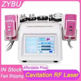 6in1 40K Ultrasonic Cavitation Slimming Machine 8 Pads Liposuction LLLT Lipo Laser RF Vacuum skin Tightening Sculpting Body Lifting Salon Spa Beauty Equipment