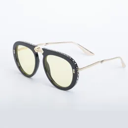 2023 Новые модные женские солнцезащитные очки 039s 1006 сетчатые красные солнцезащитные очки в такой же большой оправе