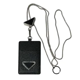 Work Card Bags Designer Chain Holder Wallet Money Clips With Hanging Rope For Men Women