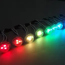 20pcs Lot DC12V 26mm قطرها غطاء شفاف WS2811 وحدة LED مصباح النقطة المكشوفة 3leds 5050 SMD RGB رقائق LEDS Pixel Waterpro242p