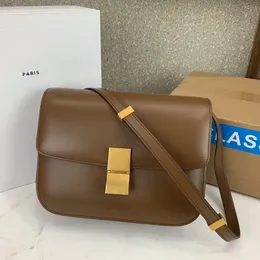 Tasarımcılar omuz çantaları kadın gerçek deri çanta klasik lüks crossbody messenger cüzdan kadın çanta çanta çanta calfskin orta klasik kutu flep çanta