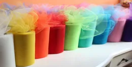 6quotx25yd Tulle Roll spool Fabric Party Cairs Bow Decor Diy Tutu Skirt sher Gauze Table Banner Garland Tassel Sash Ban8301101