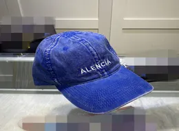 Cappello classico con sacchetto per la polvere scatola nero marrone blu Lettera bianca Personaggio tela con berretto da baseball da uomo moda donna secchiello da sole h9354861